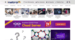 Desktop Screenshot of blog.natro.com
