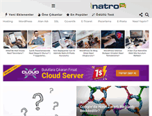 Tablet Screenshot of blog.natro.com